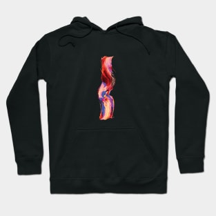 Colorful Painted Initial Letter I Hoodie